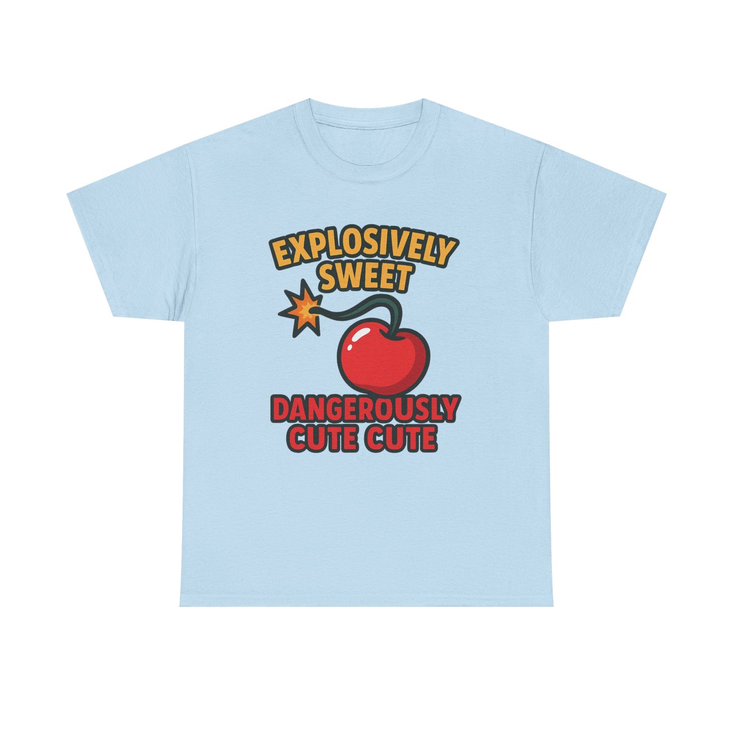 Explosively Sweet Dangerously Cute Design Art  Cherry Bomb Pop Cartoon Quote