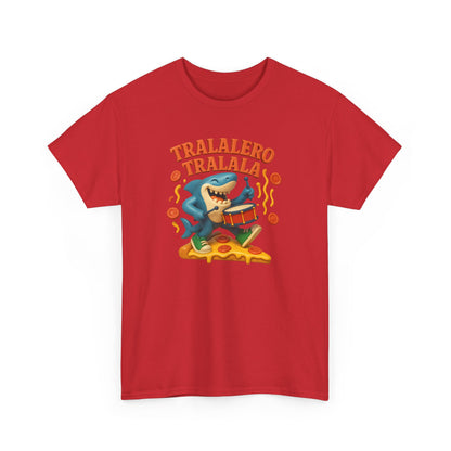 Tralalero Tralala Shark Pizza Meme Funny Italian Brainrot Cartoon Art 3d