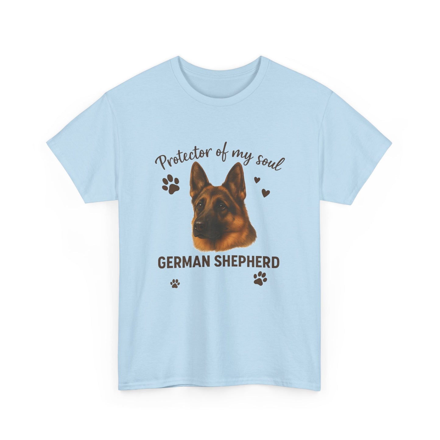 German Shepherd Lover Shirt Protector of My Soul Dog T-shirt for Men and Women