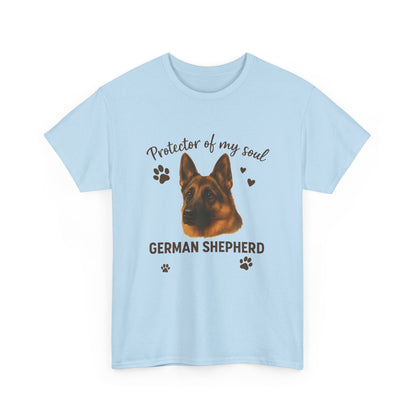 German Shepherd Lover Shirt Protector of My Soul Dog T-shirt for Men and Women