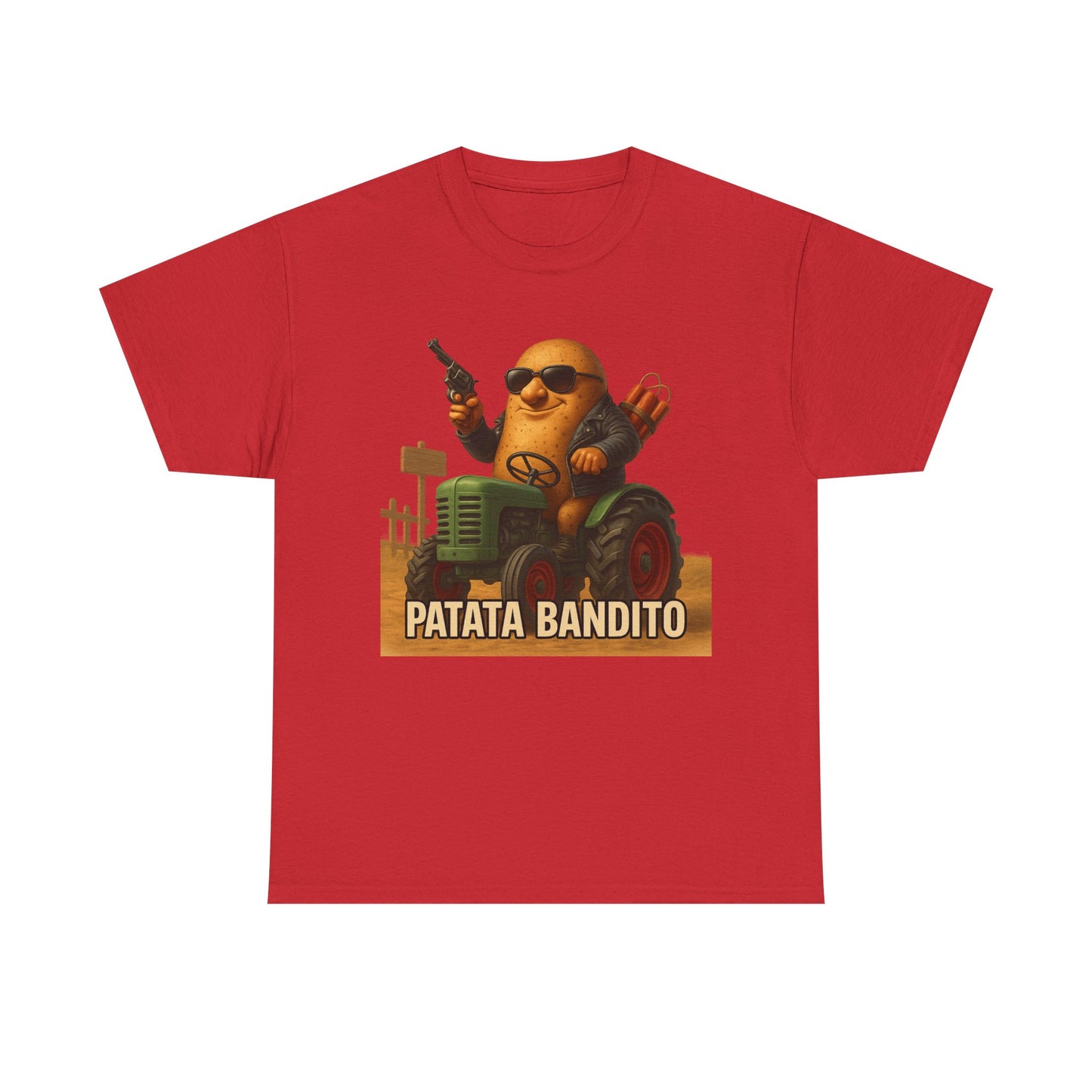 Potato Bandit Funny Potato Meme Gangster Farmer Design
