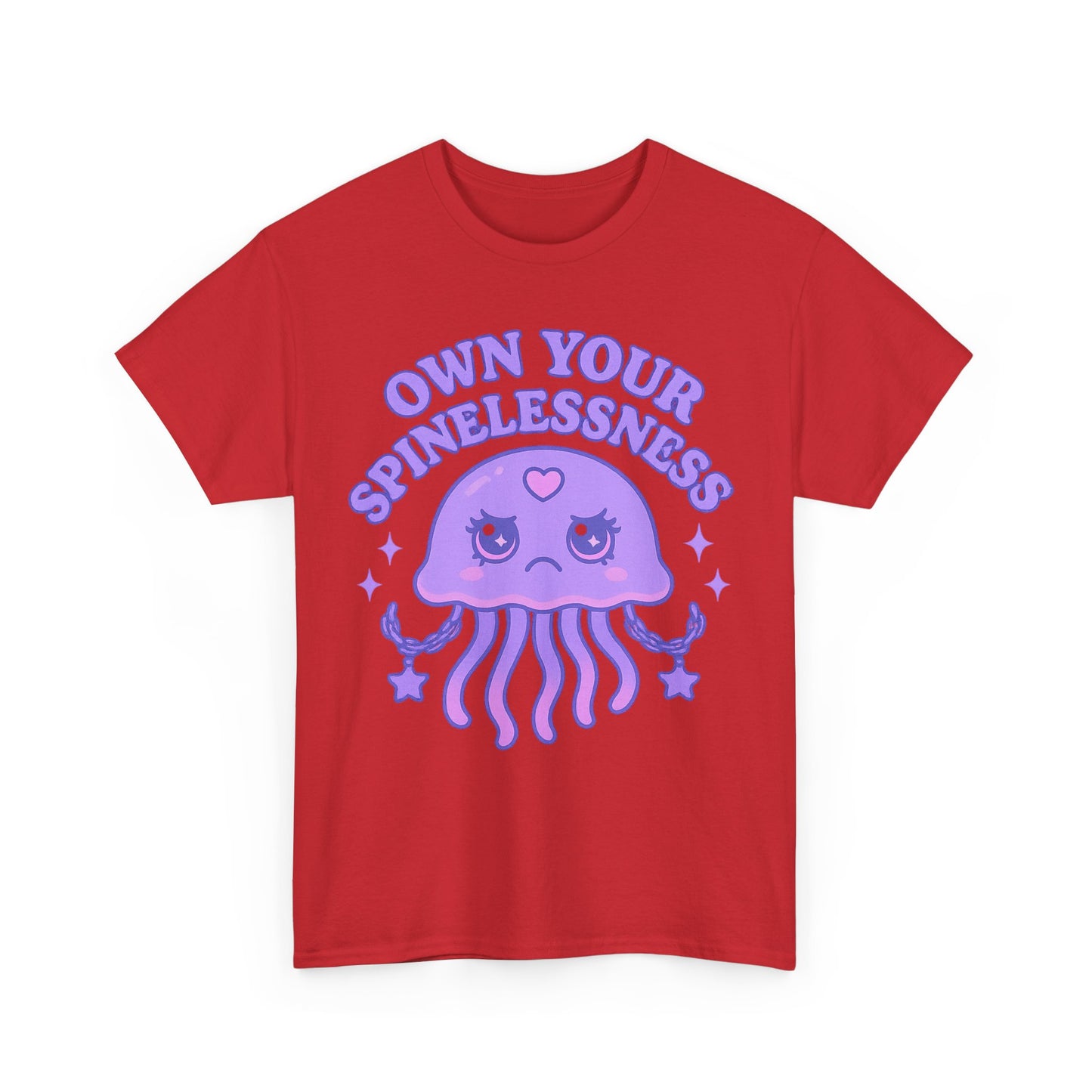 Own Your Spinelessness Fierce Kawaii Jellyfish Empowerment Shirt