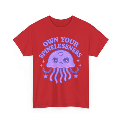 Own Your Spinelessness Fierce Kawaii Jellyfish Empowerment Shirt