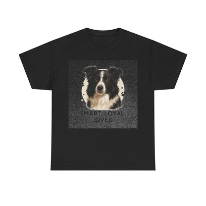 Border Collie Lover Shirt Smart Loyal Loved Dog Mom T-shirt