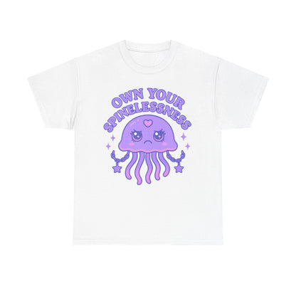 Own Your Spinelessness Fierce Kawaii Jellyfish Empowerment Shirt