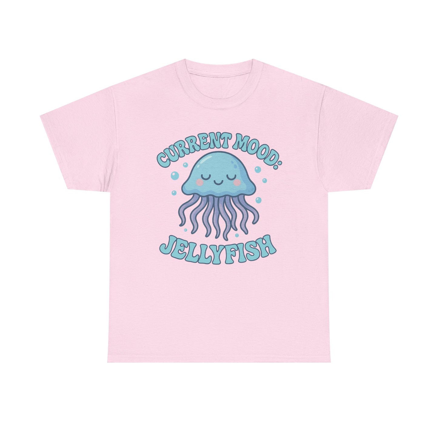 Current Mood Jellyfish Shirt  Cute Ocean Vibe Pastel Sea Animal Design