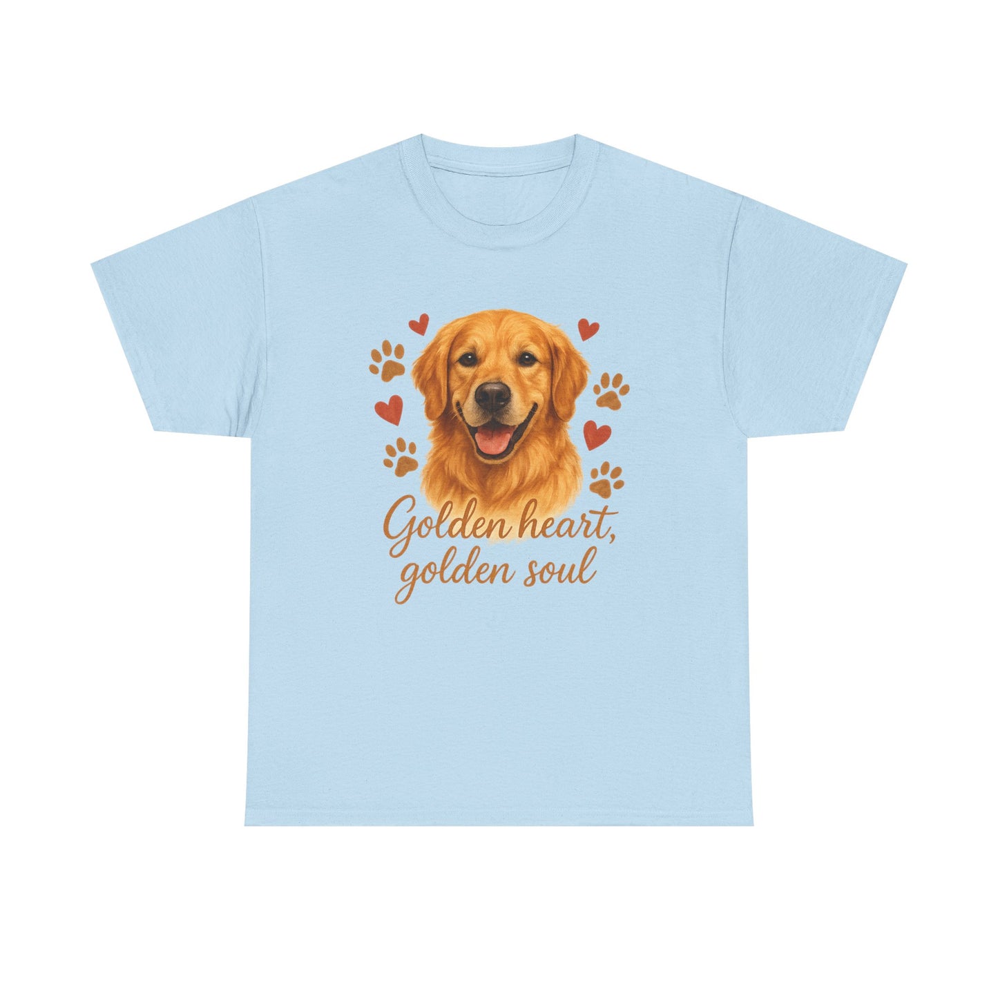 Golden Retriever Lover Shirt  Golden Heart Golden Soul Dog T-shirt