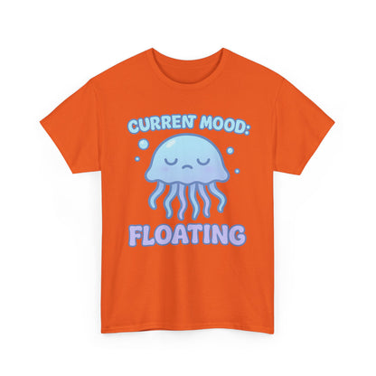 Current Mood Floating  Soft Pastel Jellyfish Aesthetic T-Shirt Design