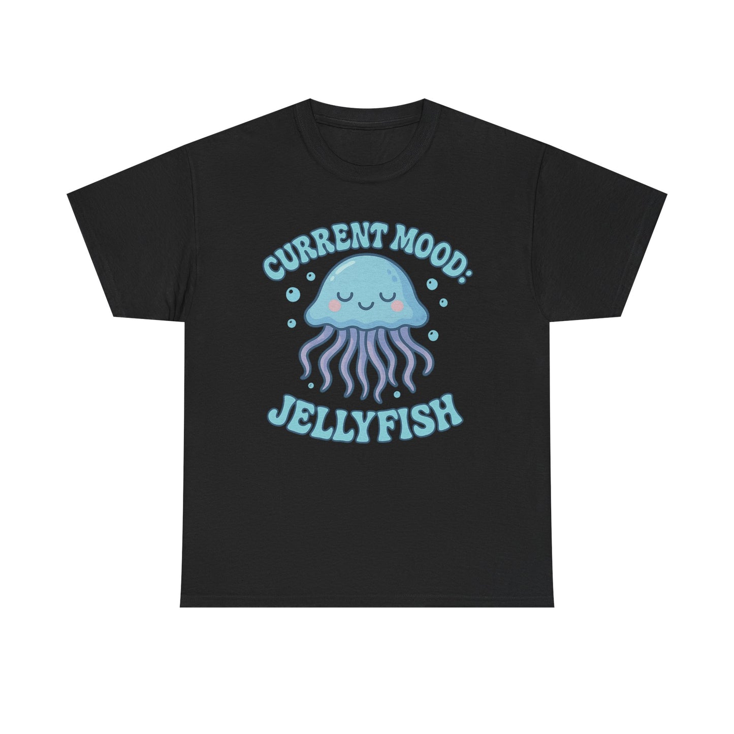 Current Mood Jellyfish Shirt  Cute Ocean Vibe Pastel Sea Animal Design