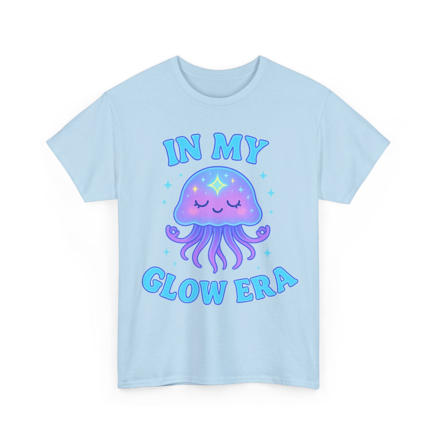 In My Glow Era Kawaii Jellyfish Spiritual Neon T-Shirt Design