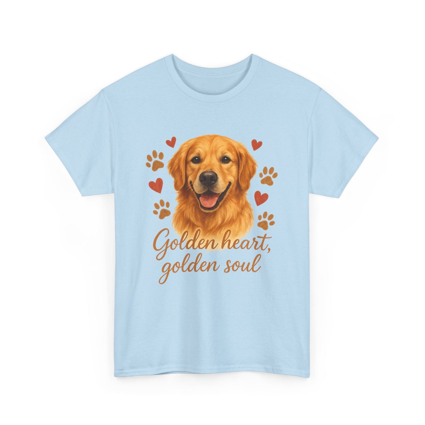 Golden Retriever Lover Shirt  Golden Heart Golden Soul Dog T-shirt