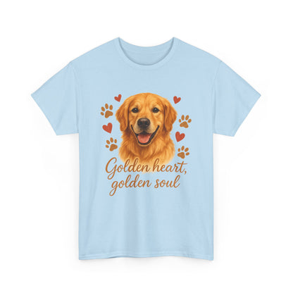 Golden Retriever Lover Shirt  Golden Heart Golden Soul Dog T-shirt
