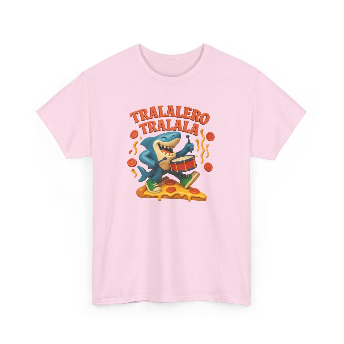 Tralalero Tralala Shark Pizza Meme Funny Italian Brainrot Cartoon Art 3d