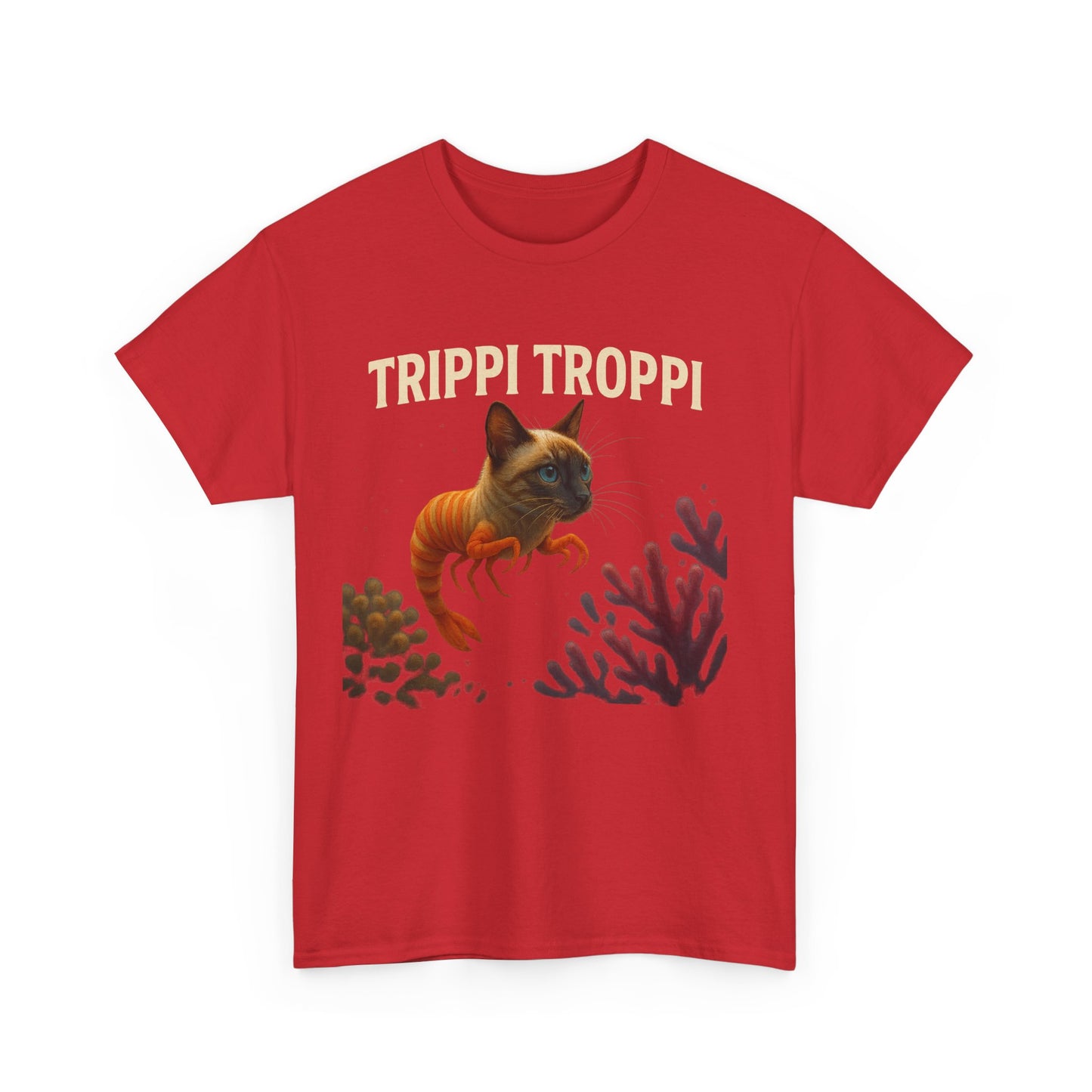 Trippi Troppi Cat Shrimp Meme Funny Italian Brainrot Style Design