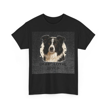 Border Collie Lover Shirt Smart Loyal Loved Dog Mom T-shirt