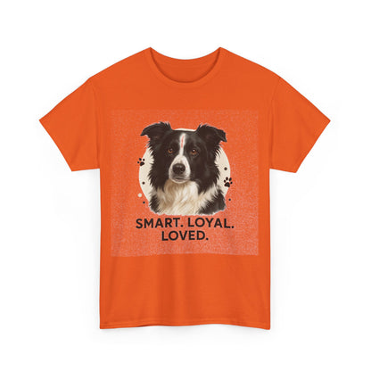 Border Collie Lover Shirt Smart Loyal Loved Dog Mom T-shirt