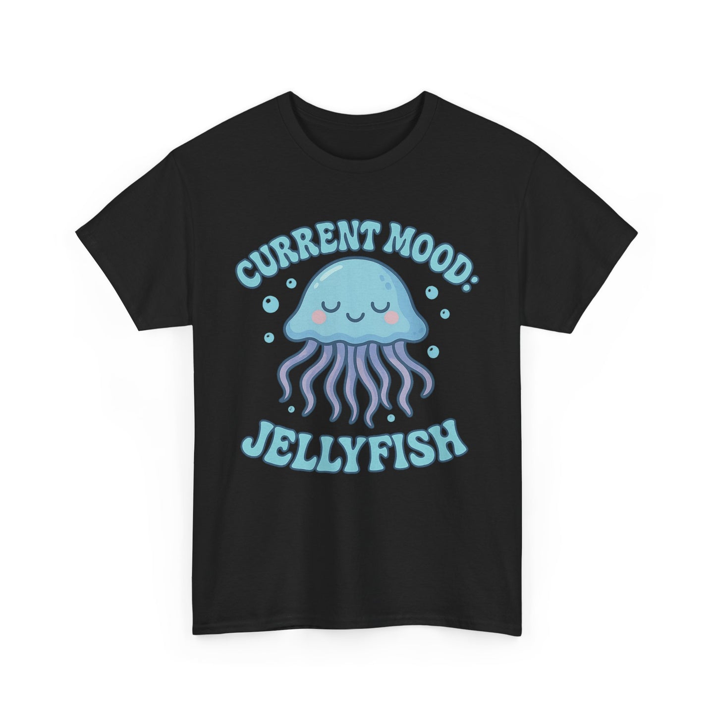 Current Mood Jellyfish Shirt  Cute Ocean Vibe Pastel Sea Animal Design