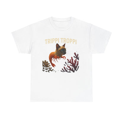 Trippi Troppi Cat Shrimp Meme Funny Italian Brainrot Style Design