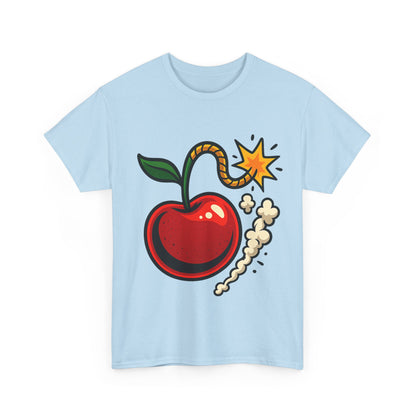 Cherry Bomb Italian Design Art Pop Art Style Exploding Cherry Illustration