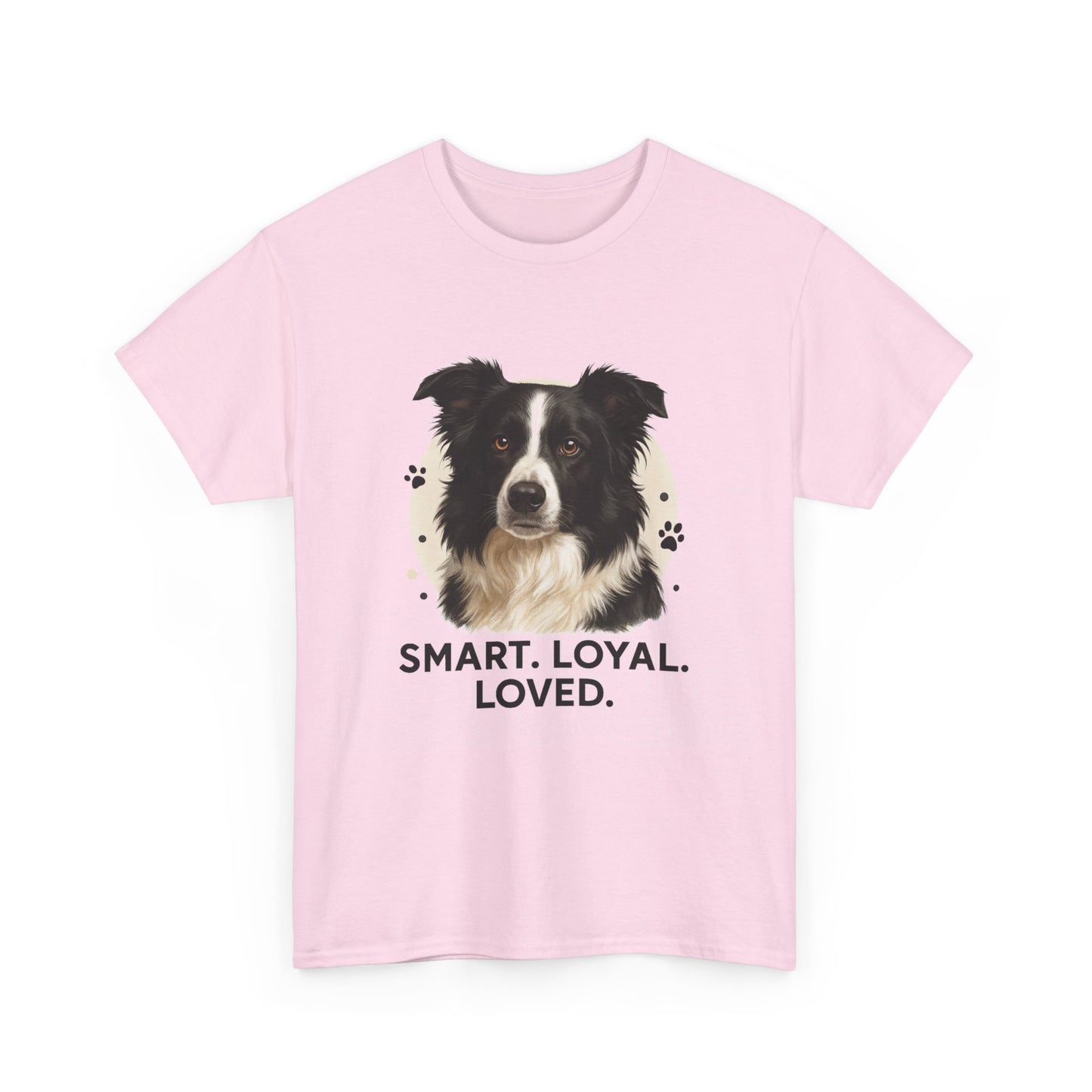 Border Collie Lover Shirt Smart Loyal Loved Dog Mom T-shirt
