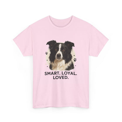 Border Collie Lover Shirt Smart Loyal Loved Dog Mom T-shirt