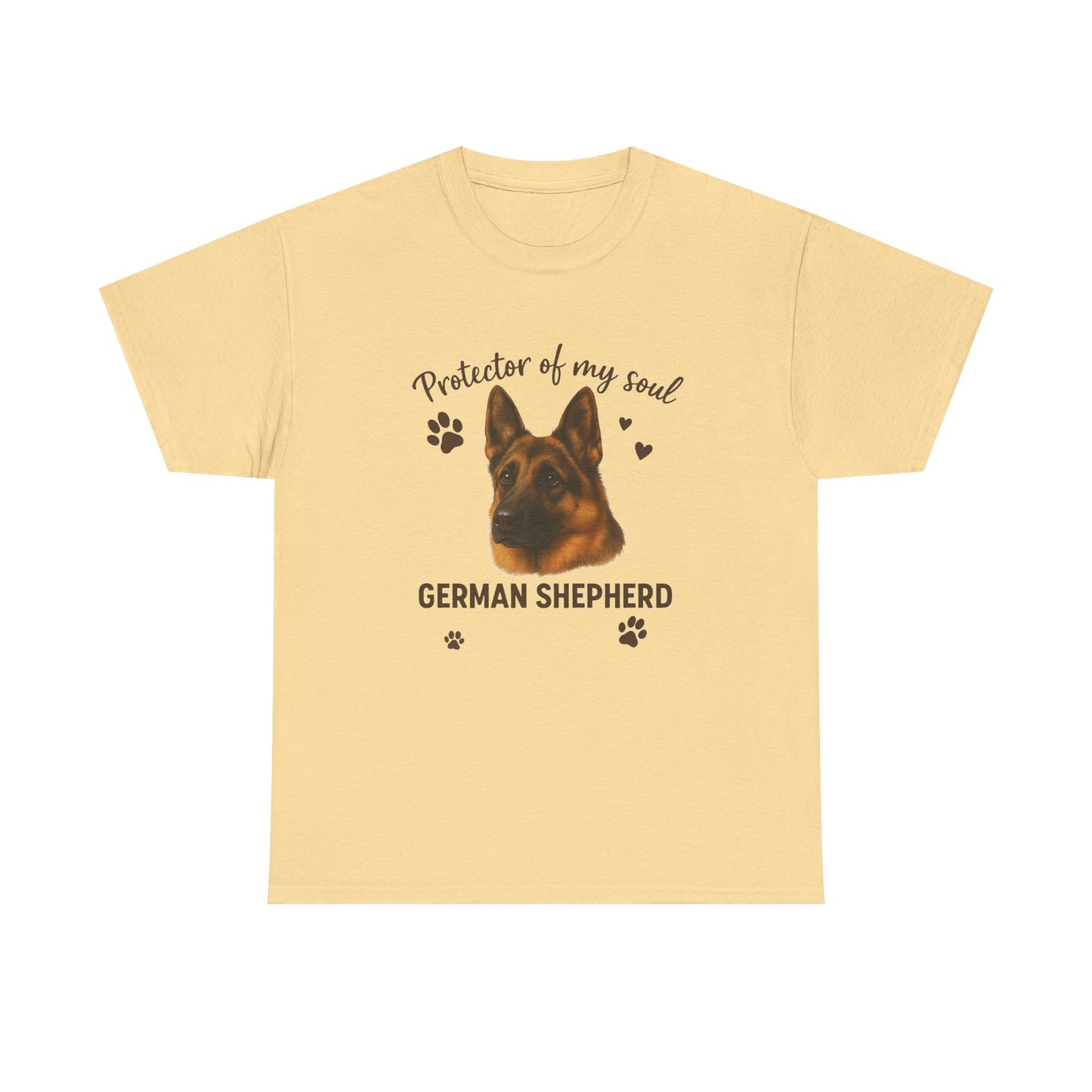 German Shepherd Lover Shirt Protector of My Soul Dog T-shirt for Men and Women