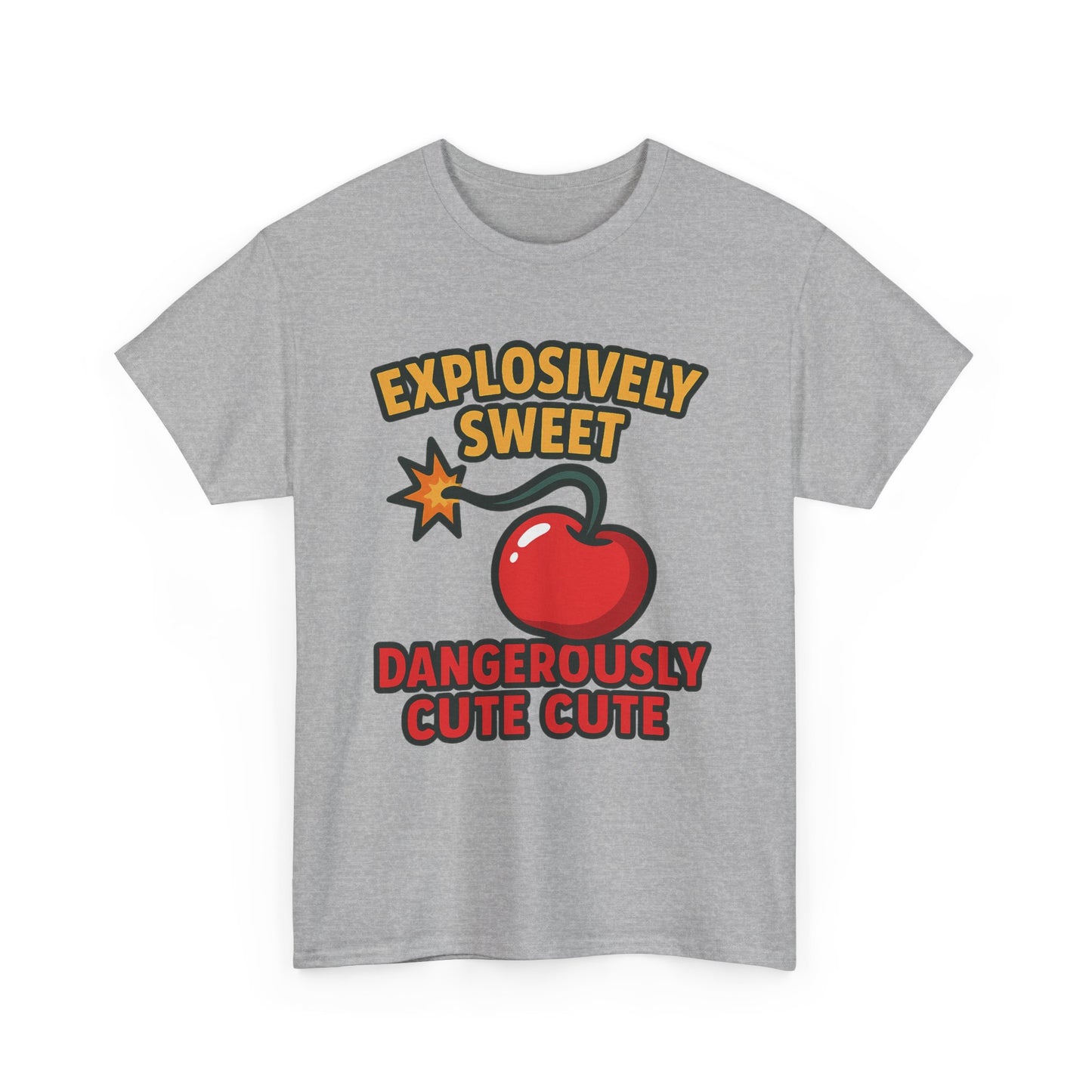Explosively Sweet Dangerously Cute Design Art  Cherry Bomb Pop Cartoon Quote