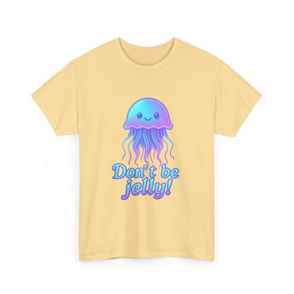 Don't Be Jelly Kawaii Neon Jellyfish Shirt Be Jelly Aesthetic Design