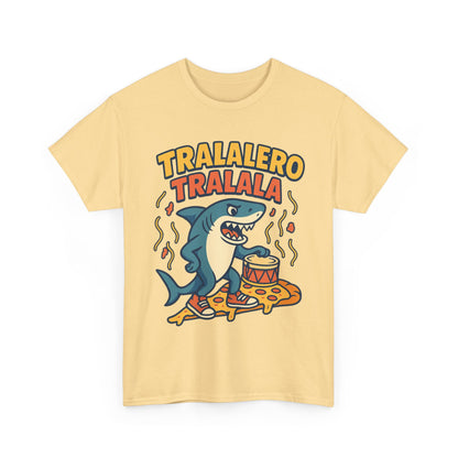 Tralalero Tralala Shark Pizza Meme Funny Italian Brainrot Cartoon Art