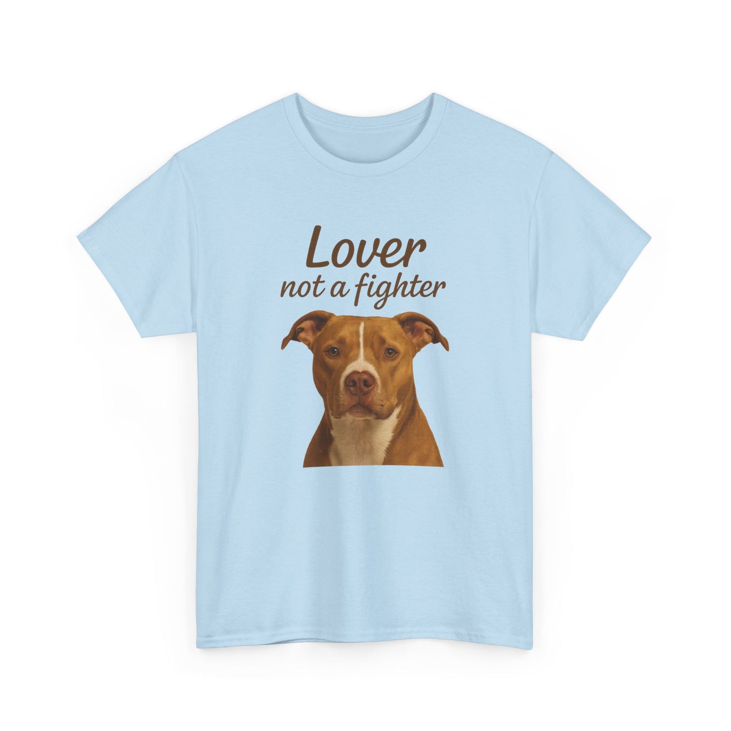 Pitbull Lover Shirt  Lover Not a Fighter Rescue Dog T-shirt