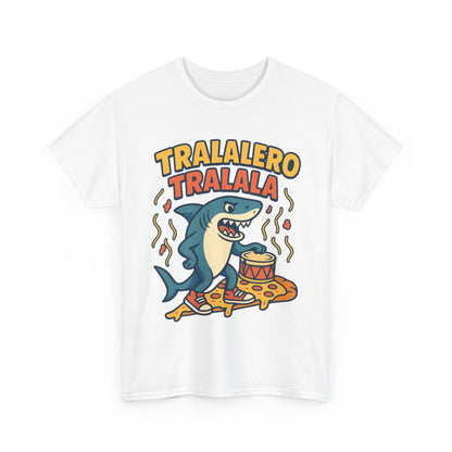 Tralalero Tralala Shark Pizza Meme Funny Italian Brainrot Cartoon Art