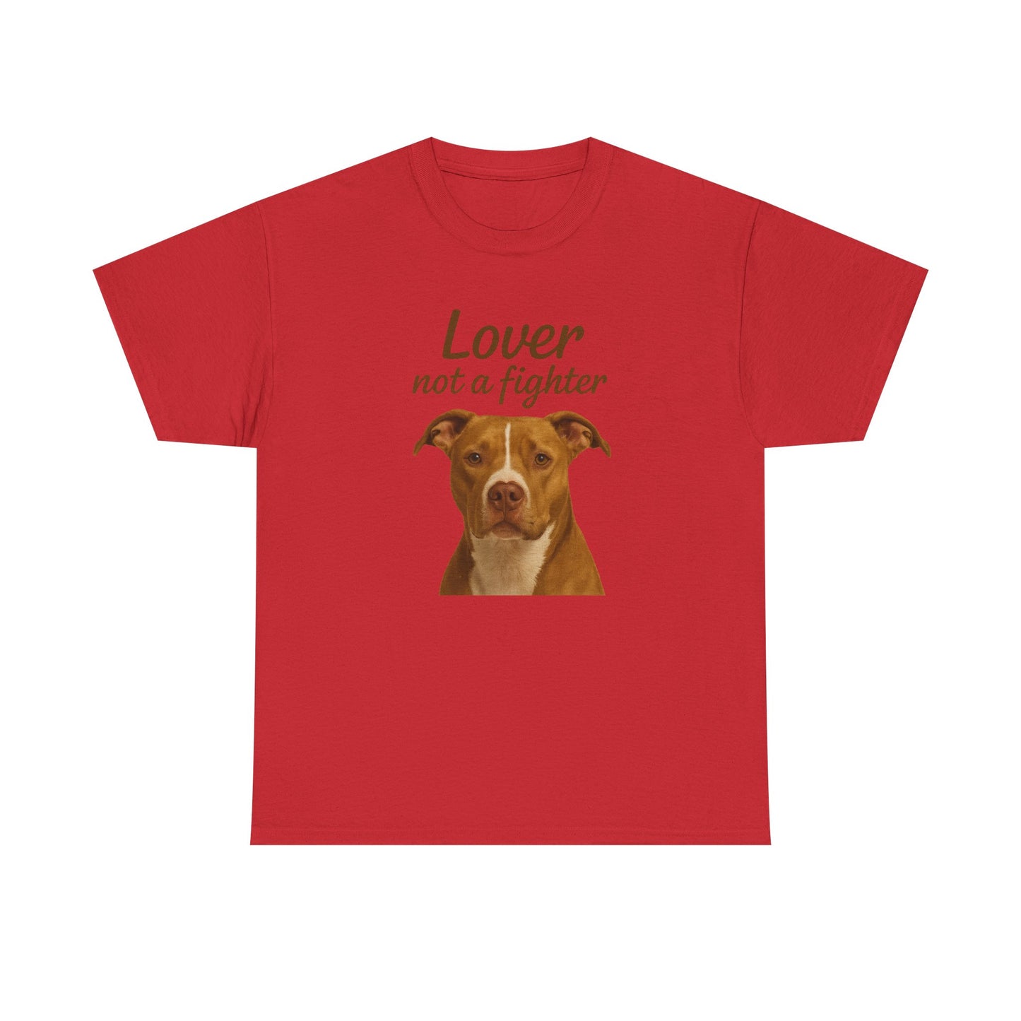 Pitbull Lover Shirt  Lover Not a Fighter Rescue Dog T-shirt