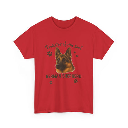 German Shepherd Lover Shirt Protector of My Soul Dog T-shirt for Men and Women