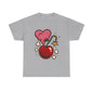 Cherry Bomb Heart Smoke Italian Design Art Pop Explosion Cute Glitter Cherry