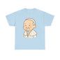 Cute Kawaii Pope Francis Illustration | Peaceful Pastel Transparent Art