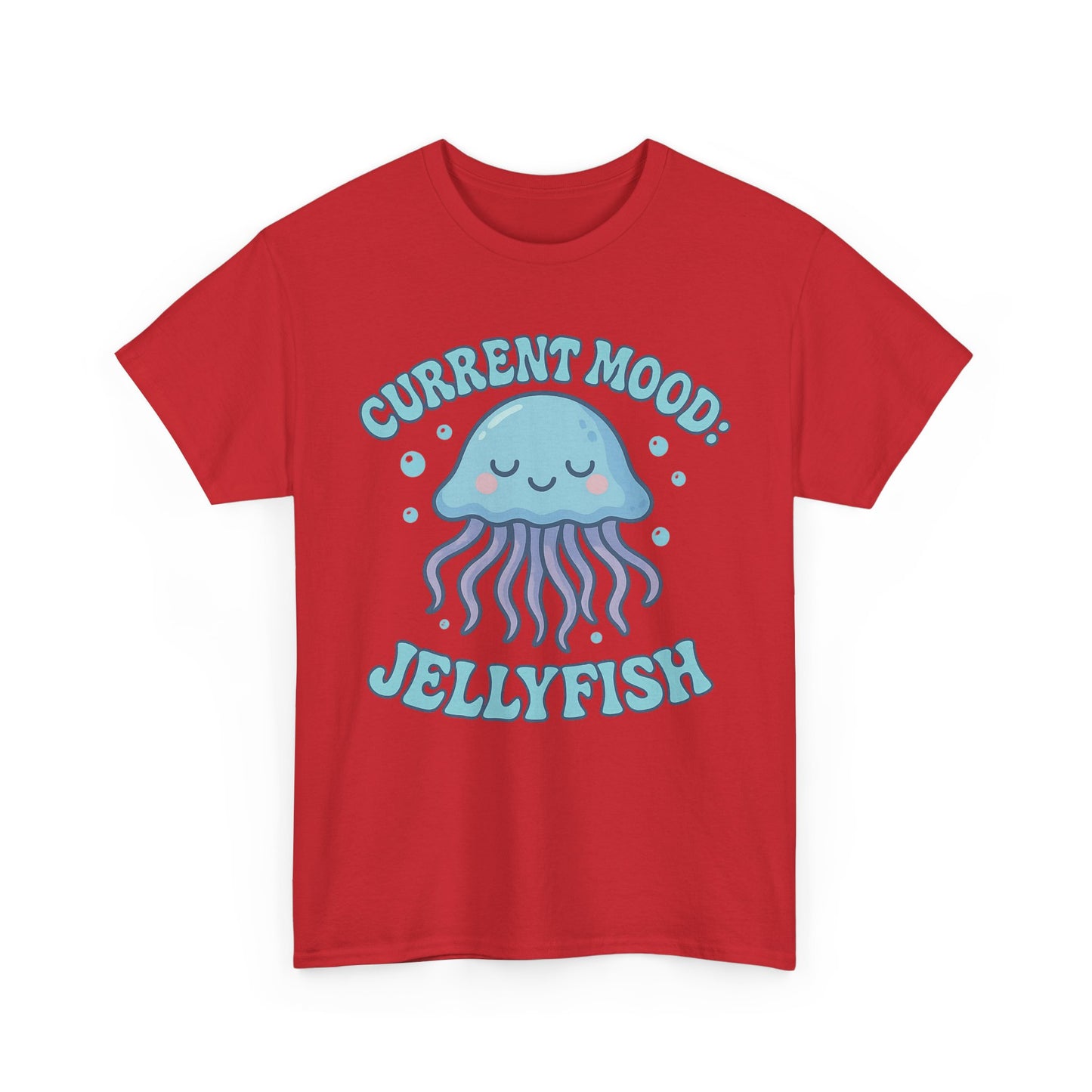 Current Mood Jellyfish Shirt  Cute Ocean Vibe Pastel Sea Animal Design