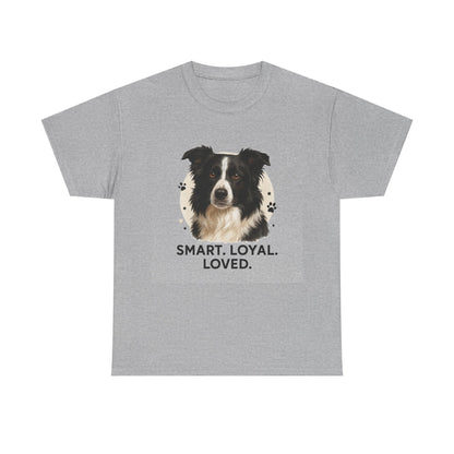 Border Collie Lover Shirt Smart Loyal Loved Dog Mom T-shirt