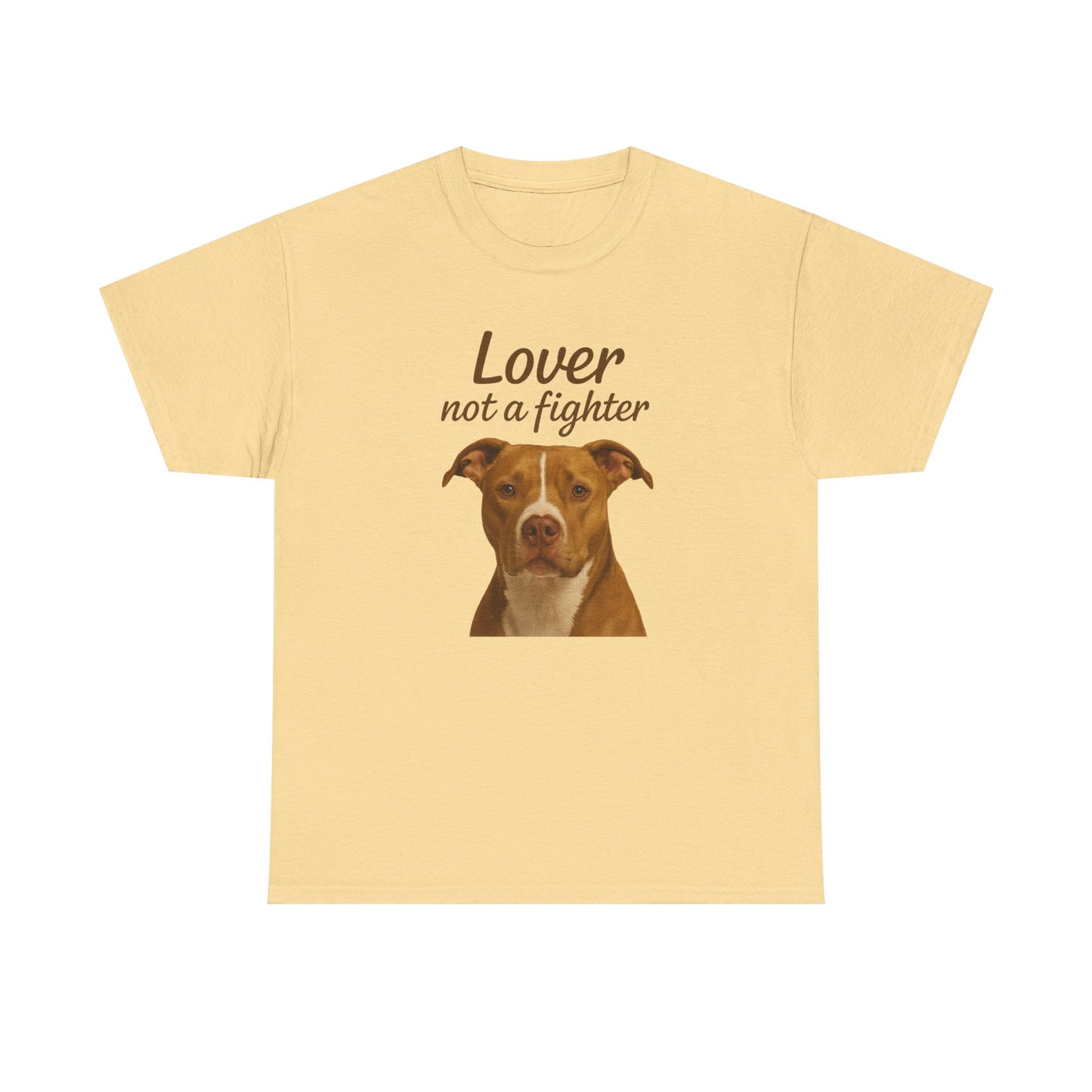 Pitbull Lover Shirt  Lover Not a Fighter Rescue Dog T-shirt