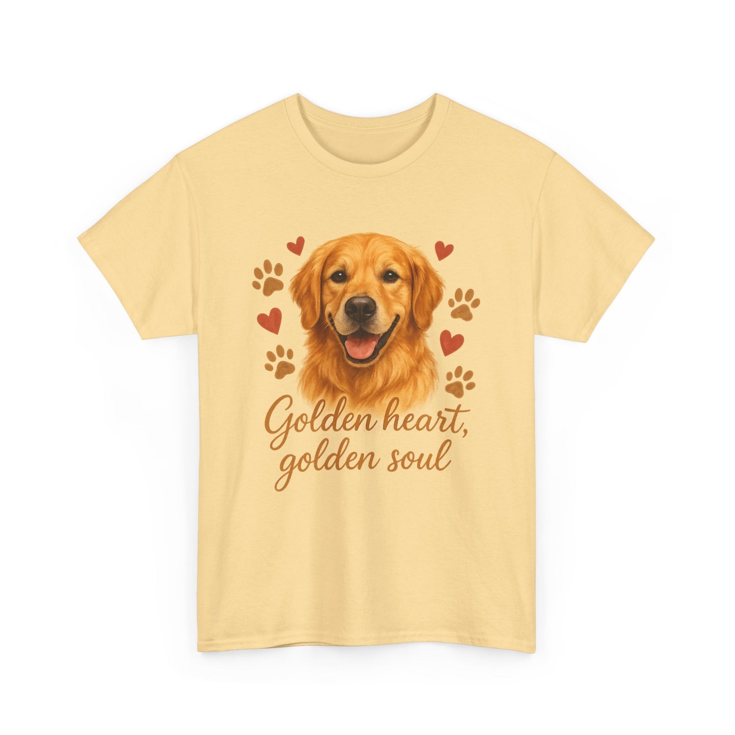 Golden Retriever Lover Shirt  Golden Heart Golden Soul Dog T-shirt