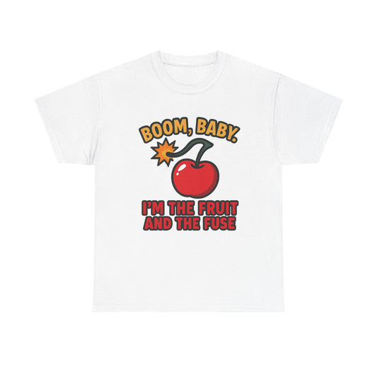 Explosively Sweet Dangerously Cute Italian Design Art  Cherry Bomb Pop Cartoon Quote