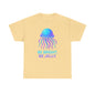Be Bright Be Jelly  Neon Glow Jellyfish Aesthetic T-Shirt Art