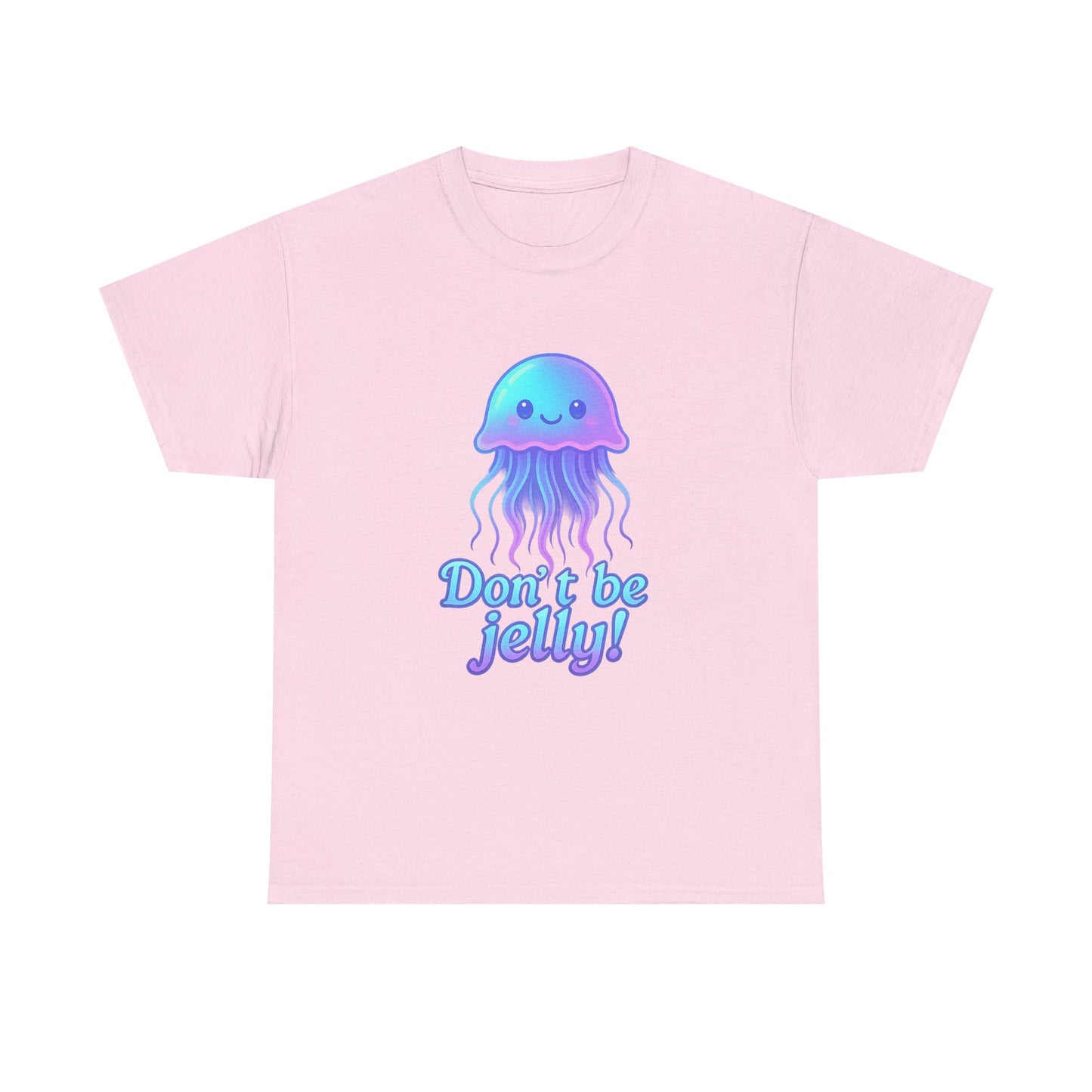 Don't Be Jelly Kawaii Neon Jellyfish Shirt Be Jelly Aesthetic Design