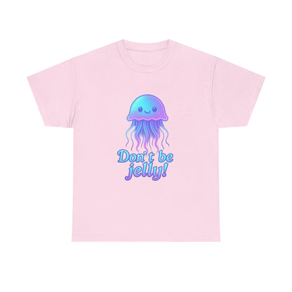 Don't Be Jelly Kawaii Neon Jellyfish Shirt Be Jelly Aesthetic Design