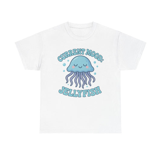 Current Mood Jellyfish Shirt  Cute Ocean Vibe Pastel Sea Animal Design