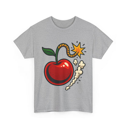 Cherry Bomb Italian Design Art Pop Art Style Exploding Cherry Illustration