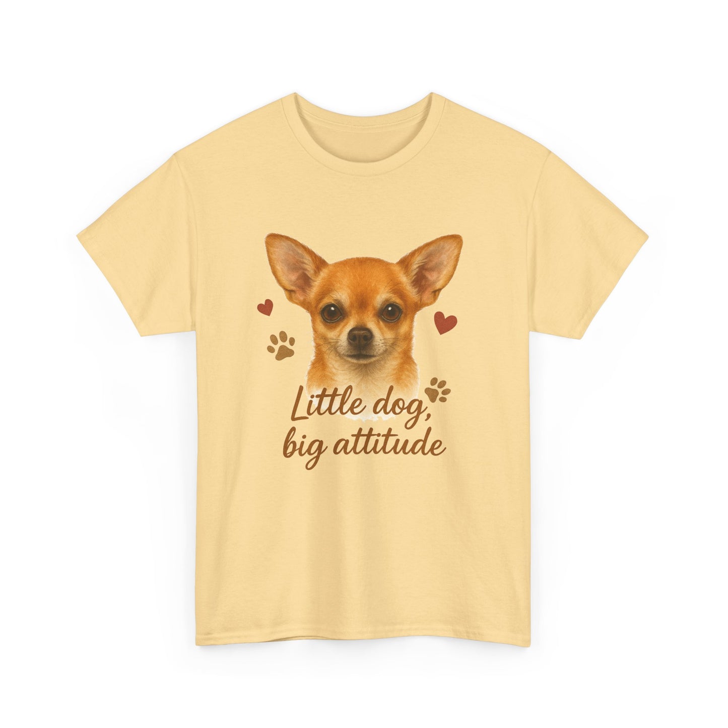 Chihuahua Lover Shirt Little Dog Big Attitude Funny Dog Mom T-shirt