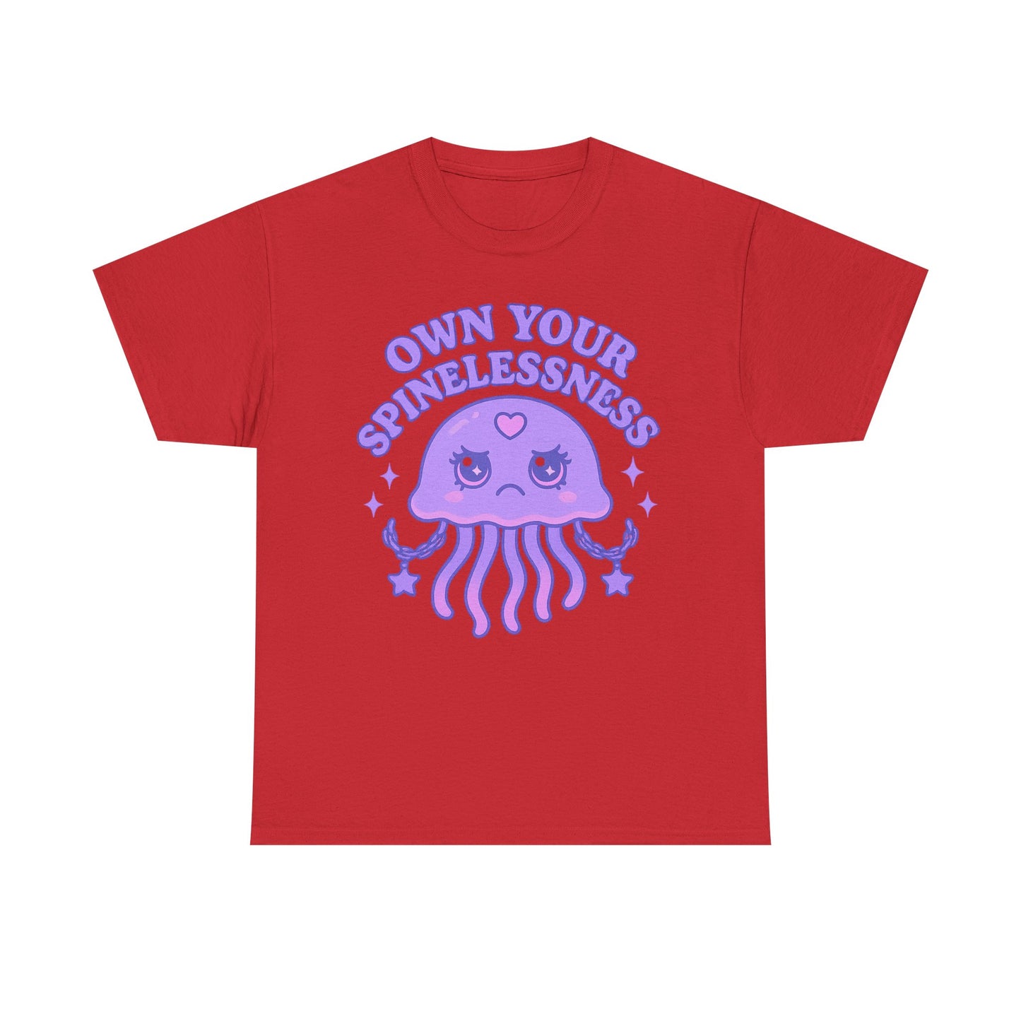 Own Your Spinelessness Fierce Kawaii Jellyfish Empowerment Shirt