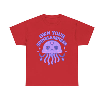 Own Your Spinelessness Fierce Kawaii Jellyfish Empowerment Shirt
