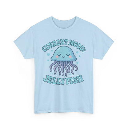 Current Mood Jellyfish Shirt  Cute Ocean Vibe Pastel Sea Animal Design