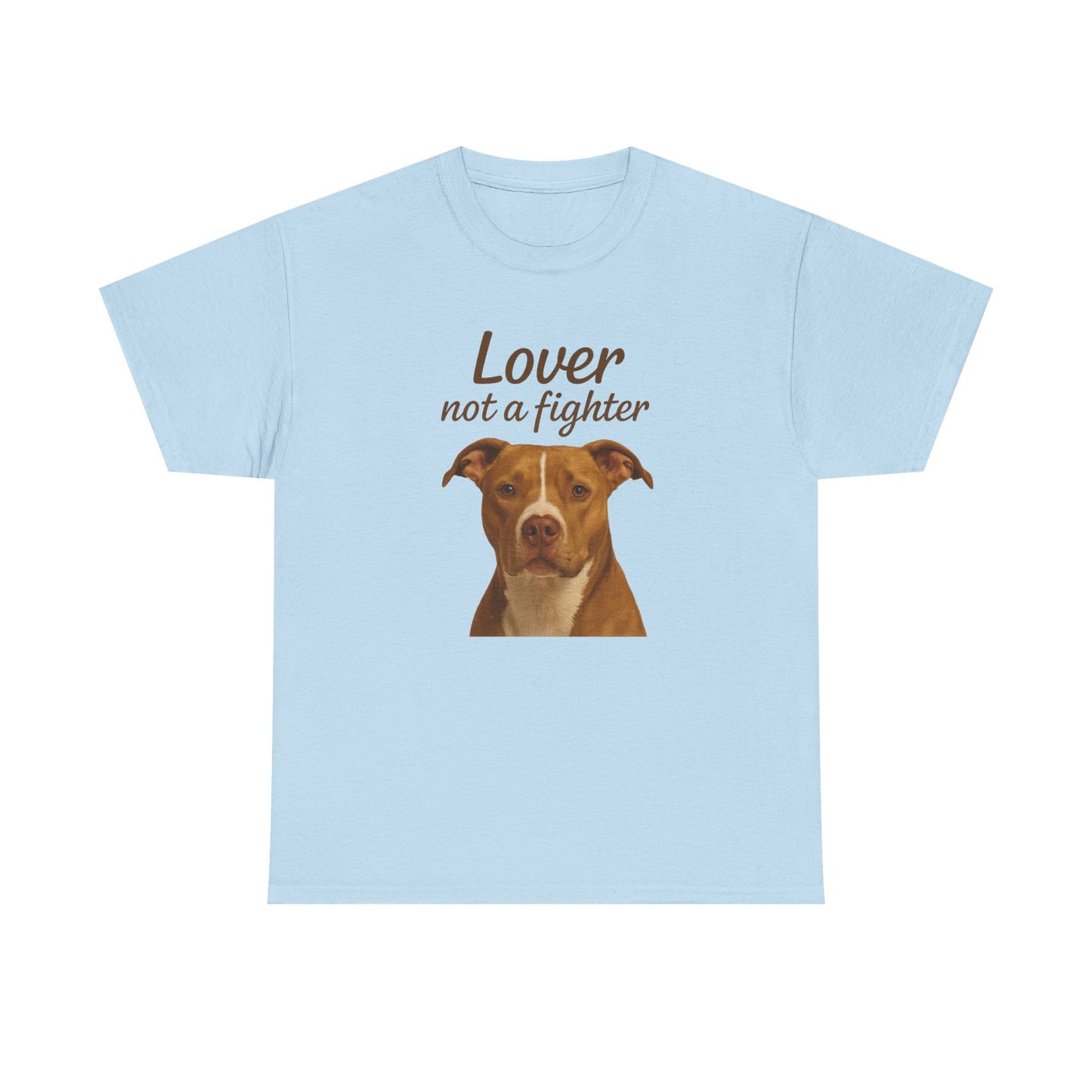 Pitbull Lover Shirt  Lover Not a Fighter Rescue Dog T-shirt
